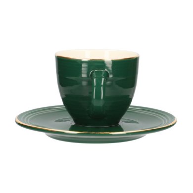 Чашка з блюдцем Homla ELLIE 90 мл | Зелений - 4 Чашка з блюдцем Homla ELLIE 90 мл | Зелений 163584 фото - 4