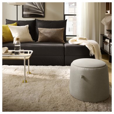 IKEA Ковер VOLLERSLEV 160x230 см Белый (ИКЕА ФОЛЛЕРСЛЕВ) 30492572 фото - 9