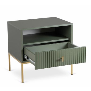 Тумба прикроватная Mebel Elit MARCOS Зеленый W.MAGGIORE/MA06/Z/N.ZL/U.ZL/SZAFKNOC фото - 2