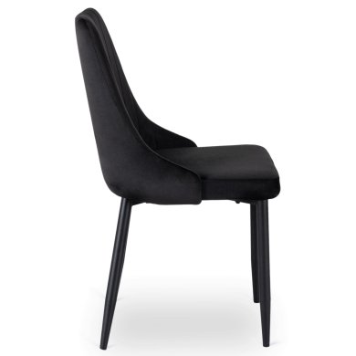 Обеденный стул Mebel Elit BARI Welur Черный ME.BARI/CZ/V/K фото - 3