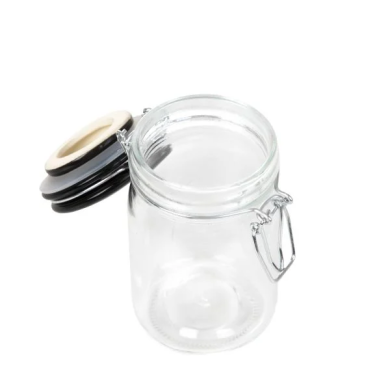 Банка Homla FERSKEN 220 мл | Прозорий / Чорний - 3 Банка Homla FERSKEN 220 мл | Прозорий / Чорний 214641 фото - 3