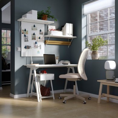 IKEA Письменный стол TROTTEN Бежевый (ИКЕА ТРОТТЕН) 49434389 фото - 7
