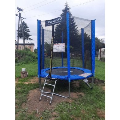 Батут с защитной сеткой Neo-Sport 183 см Синий NS-06Z181 фото - 10