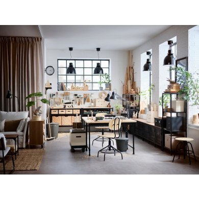 Письменный стол KULLABERG Сосна - 6 IKEA Письменный стол KULLABERG Сосна (ИКЕА КУЛЛАБЕРГ) 80499444 фото - 6