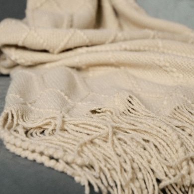 Плед Homla LOOP 130x170 см Бежевый 207099 фото - 6