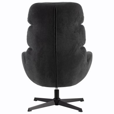 Кресло мягкое поворотное Kontrast AXEL Welur Темно-серый 5.01.83994 фото - 2