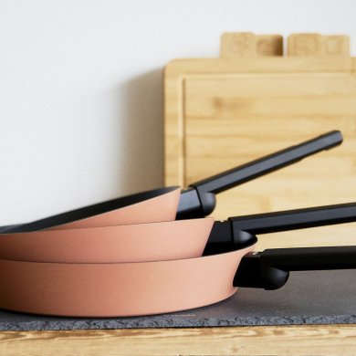 Сковорода Homla TIMBRELL 24 см Кирпичный 228072 фото - 6