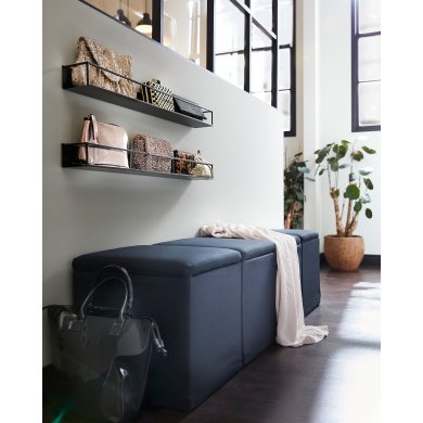 IKEA Пуф BOSNAS Черный (ИКЕА БОСНАС) 40266682 фото - 7