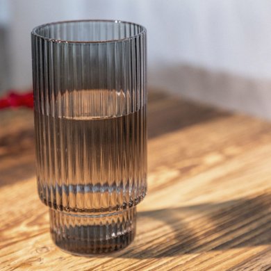 Склянка Homla LYNN 400 мл Сірий - 4 Склянка Homla LYNN 400 мл Сірий 227307 фото - 4