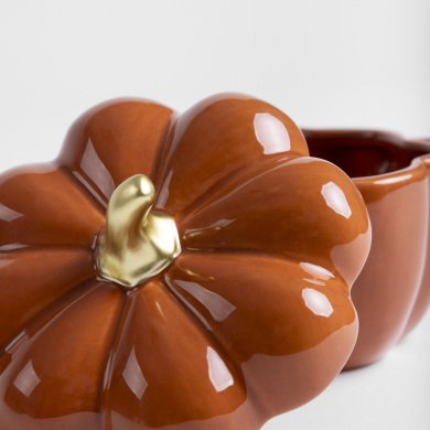 Сервировочная миска с крышкой Homla PUMPKIE 400 мл Оранжевый 230761 фото - 3