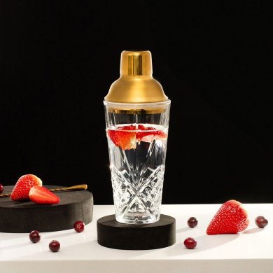 Шейкер Homla MIRRA 400 мл Золотий 236714 фото - 6