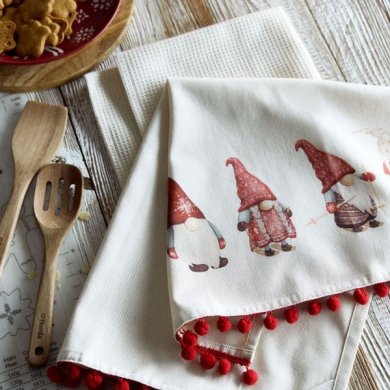 Набор кухонных полотенец Homla ALTAIR 45x65 см 2 шт Кремовый 223195 фото - 5