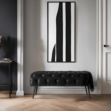 Скамья Mebel Elit VERA 2 Черный ME.VERA2/CZ/CZ/V/FW фото - 5