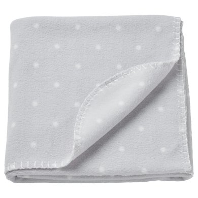 IKEA Плед LEN 70x90 см Серый (ИКЕА ЛЕН) 60496432