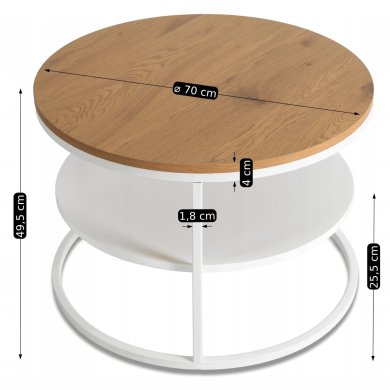 Журнальный стол Mebel Elit BEST Дуб золотой - 6 Журнальный стол Mebel Elit BEST Дуб золотой ME.BEST/D/B/L фото - 6