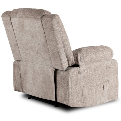 Кресло мягкое раскладное с реклайнером Mebel Elit ARTURO Welur Бежевый ME.ARTURO/BZ/V/FW фото - 7