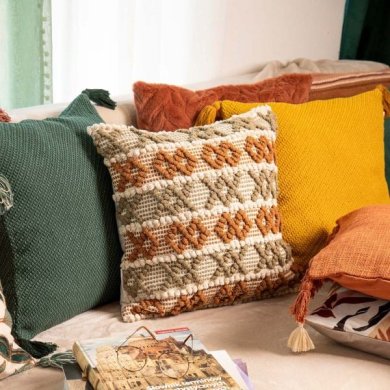 Декоративна наволочка Homla ZENDA 45x45 см Різнокольоровий - 5 Декоративна наволочка Homla ZENDA 45x45 см Різнокольоровий 218241 фото - 5