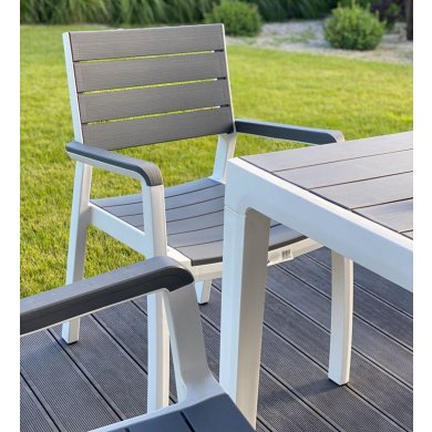 Садовий стілець Keter HARMONY Сірий 236052 фото - 7