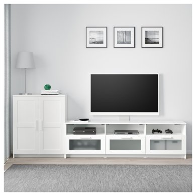 Комбінація під ТВ BRIMNES - 10 IKEA Комбінація під ТВ BRIMNES (ИКЕА БРИМНЕС) 59278213 фото - 10