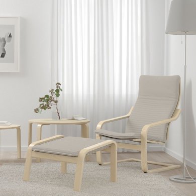 IKEA Крісло-качалка POANG Світло-бежевий (ИКЕА ПОАНГ) 39240787 фото - 12