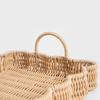 Декоративний піднос Homla COBELS 42x28x5,5 см Коричневий 239568 фото - 4