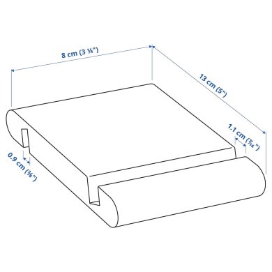 IKEA Підставка BERGENES (ИКЕА BERGENES) 10457999 фото - 4