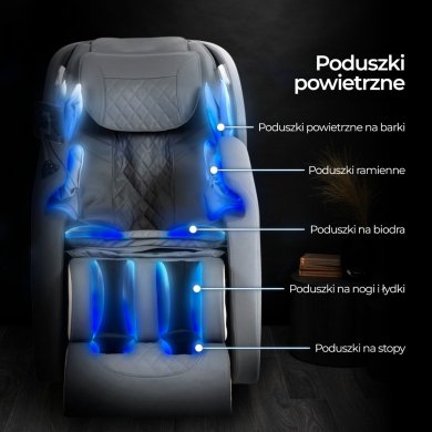 Крісло масажне Mebel Elit SX ULTRA PRO Сірий ME.SXULTRAPRO/P/E/FW фото - 20