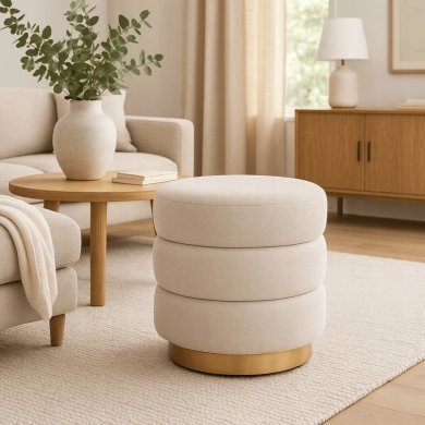 Пуф Mebel Elit AURA Бежевий ME.AURA/BZ/T/PUF фото - 4