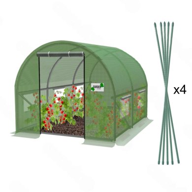 Парник теплица Garden Line 2x2x2 м Зеленый TUN5545