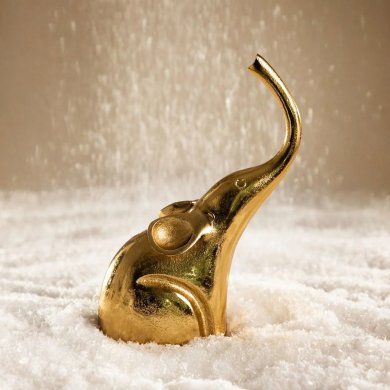 Декоративное украшение Homla GIRONA СЛОН Золотой 218234 фото - 5