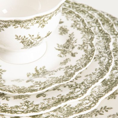 Обеденная тарелка Homla LOURRY 27 см Зеленый 242173 фото - 4