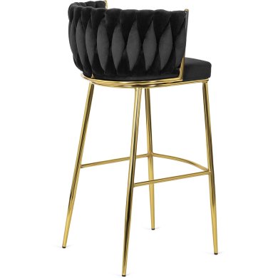 Барный стул Mebel Elit FLORES 2 Черный ME.FLORES2/CZ/ZL/V/H фото - 4