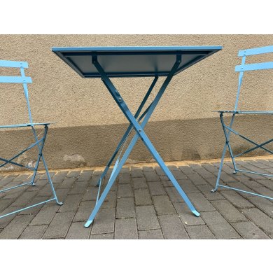 Комплект складаних садових меблів Garden Line GOM5158 Блакитний - 10 Комплект складаних садових меблів Garden Line GOM5158 Блакитний GOM5158 фото - 10