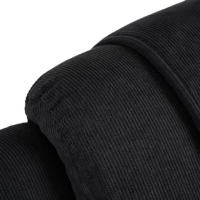 Кресло мягкое раскладное массажное с реклайнером Mebel Elit FENIX Velvet Черный ME.FENIX/CZ/SZTR/FW фото - 12