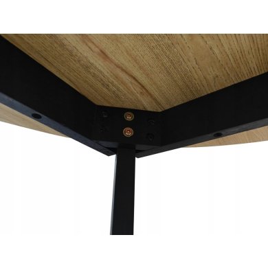 Обеденный стол Kontrast EMMA PLUS Дуб золотой 6.04.50704 фото - 6