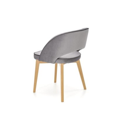 Обеденный стул Halmar Marino Monolith Светло-серый V-PL-N-MARINO-D.MIODOWY-MONOLITH85 фото - 3