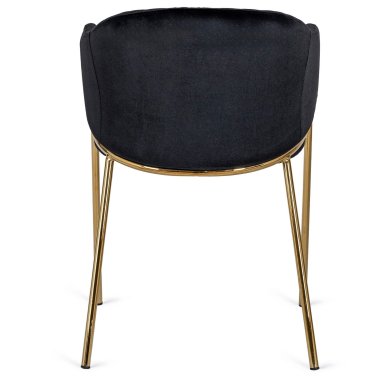 Обеденный стул Mebel Elit INNES Welur Черный - 4 Обеденный стул Mebel Elit INNES Welur Черный ME.INNES/CZ/ZL/V/K фото - 4