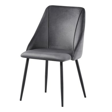 Обідній стілець Meven CHIARA Welur Сірий MV-LDC806-SZ-CHIARA фото - 2