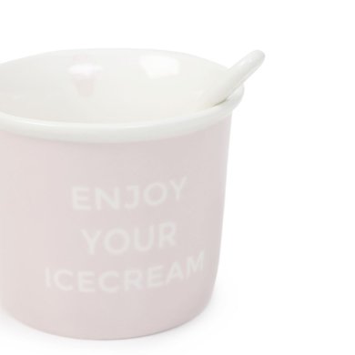 Стакан для мороженого Homla GUMMY SUMMER 200 мл Розовый 222939 фото - 3