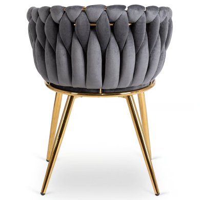 Обідній стілець Mebel Elit CAPI Welur Сірий ME.CAPI/P/ZL/V/K фото - 4