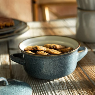 Горшок для запекания с крышкой Homla LARISA 0,5 л Серый 218383 фото - 4