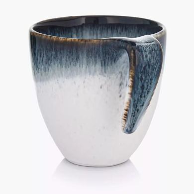 Кружка Duka TIME DIM 300 мл | Белый / Коричневый / Синий - 2 Кружка Duka TIME DIM 300 мл | Белый / Коричневый / Синий 2220794 фото - 2