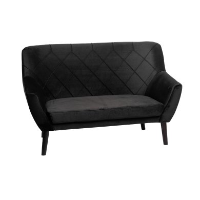 Диван Signal Kier 2 Velvet | Черный / Венге (BLUVEL 19) KIER2V19W-P