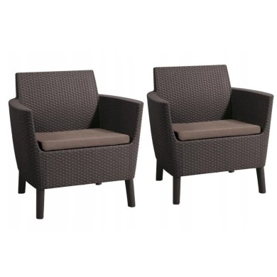 Комплект садових меблів Keter SALEMO 3 Коричневий 253240 фото - 3