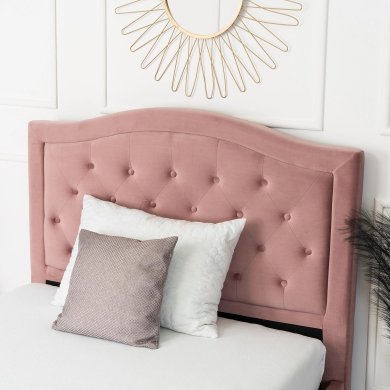 Кровать Mebel Elit APOLLO Welur 120x200 см Розовый - 6 Кровать Mebel Elit APOLLO Welur 120x200 см Розовый ME.APOLLO/120/R/V/LOZ фото - 6