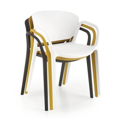 Садовий стілець Halmar K491 Гірчичний V-CH-K/491-KR-MUSZTARDOWY фото - 16