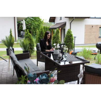 Комплект садових меблів Garden Line VADUZ Коричневий SAD9590 фото - 3