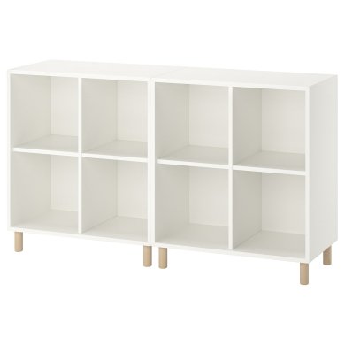 IKEA Стеллаж EKET Белый (ИКЕА ЭКЕТ) 89386107