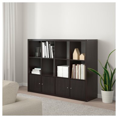 IKEA Стелаж KALLAX Коричневий (ИКЕА КАЛЛАКС) 19278253 фото - 3