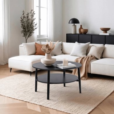 Журнальный стол Mebel Elit PAULO MAX Черный ME.PAULOMAX/CZ/CZ/L фото - 4